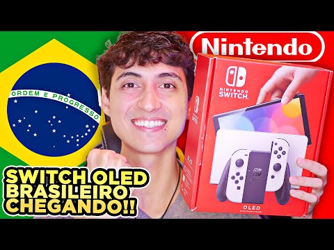 SWITCH OLED BRASILEIRO ESTÁ CHEGANDO! Assistência técnica oficial Nintendo  faz comunicado de suporte 