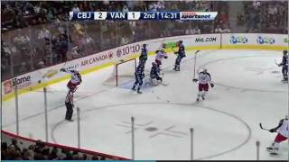 Luongo Lets In 4 Goals In 4 Shots Against The Columbus Blue Jackets