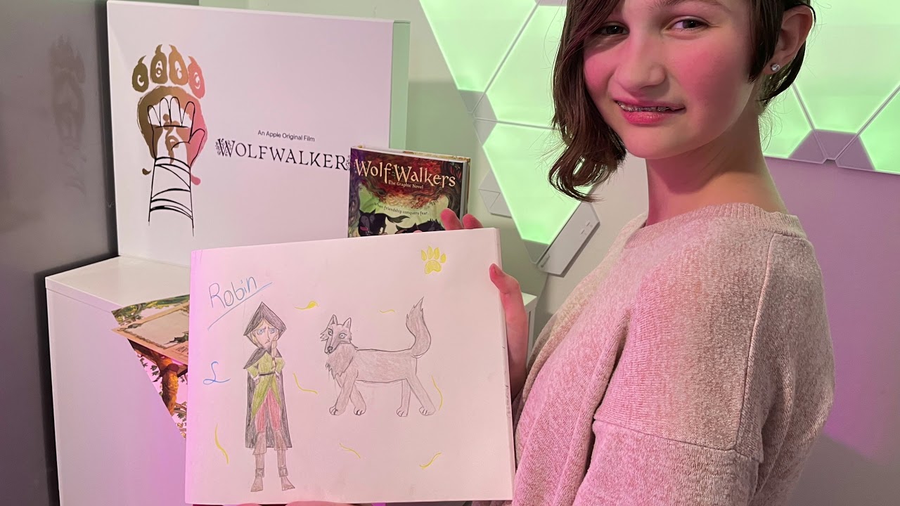 Wolfwalkers Learn To Draw Robyn Goodfellowe And Mebh Og Mactire Appletv Youtube