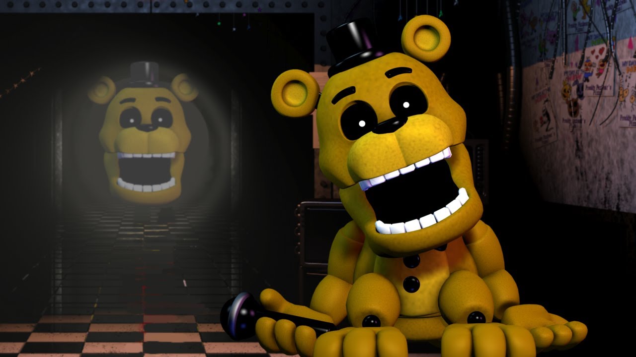 Adventure Golden freddy In FNaF 2! - YouTube