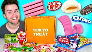 The ULTIMATE Japanese Snacks TASTE TEST! - Tokyo Treat Snack Box REVIEW! Kit Kat, Oreo + MORE!