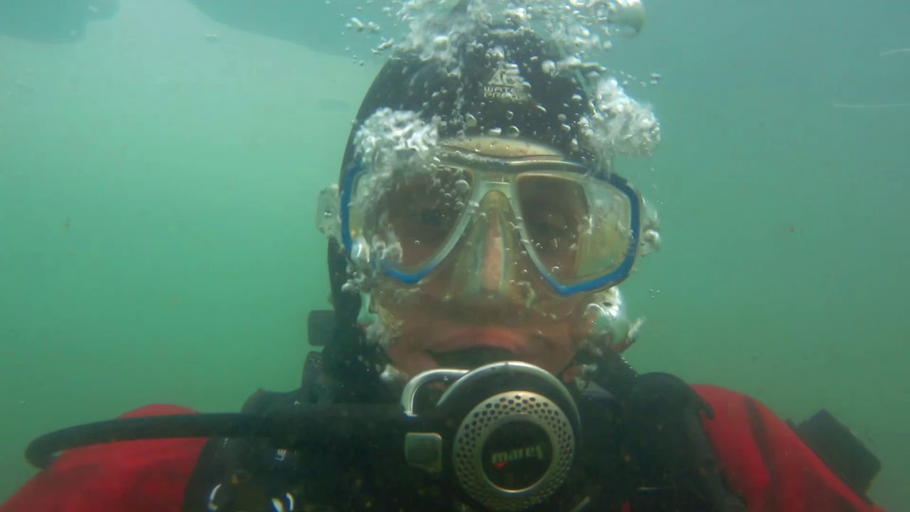 Steinberger See 24.02.2018 zum Eistauchen