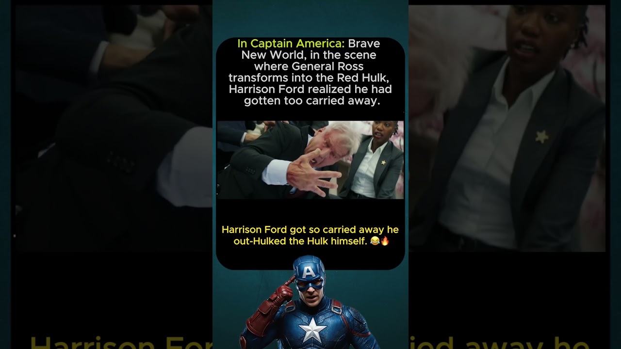 HARRISON FORD TOTALLY HULKED OUT! 😂👹