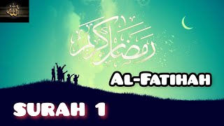 Сура 1 (Аль-Фатиха {Открывающая}) | Чтец Бадр аль-Турки | Surah Al-Fatiha | Прекрасное чтение Корана