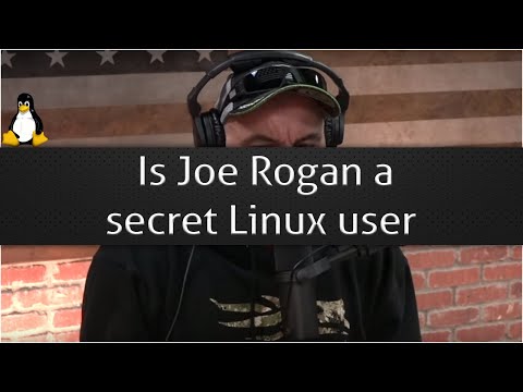 "Is Joe Rogan a secret Linux user?"