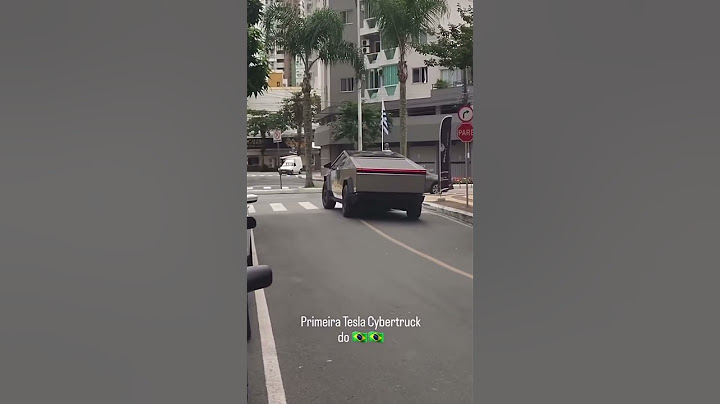 Tesla Cybertruck no Brasil #youtubeshorts #automobile #tesla #cybertruck #brasil