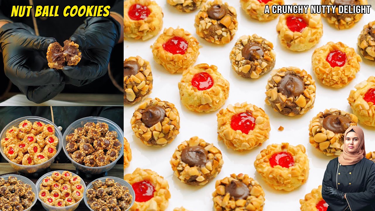 Nut Ball Cookies in 10 Minutes! | A Perfect Crunchy Festive Recipe