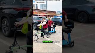Bisiklet mi elektrikli scooter mı😂
