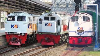 Jakarta Railway Rush: Peak Season Train Spotting (Taksaka, Menoreh & INKA KRL)