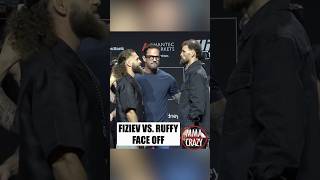 Rafael Fiziev vs. Mauricio Ruffy FIRST FACE OFF for UFC 324 #rafaelfiziev #mauricioruffy #ufc324