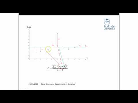 Basic statistics theoretical tutorial 2 Standard Deviation