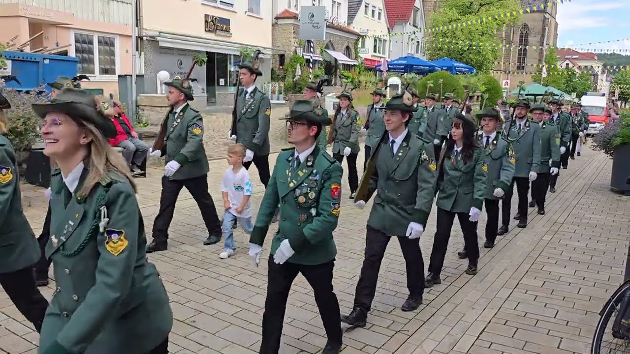 Schützenfest Bad Driburg Königsparade Festumzug Sonntag Juli 2025