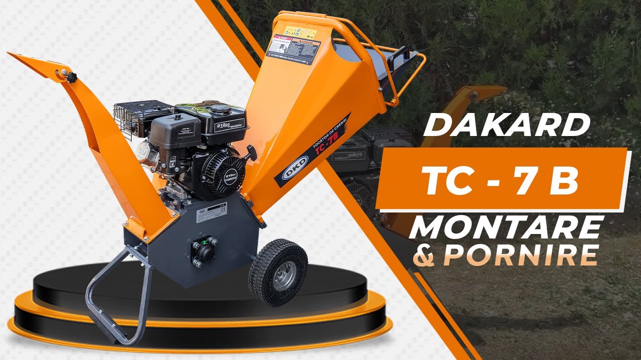 Tocator de crengi DKD TC 7 B Montare + Pornire - YouTube