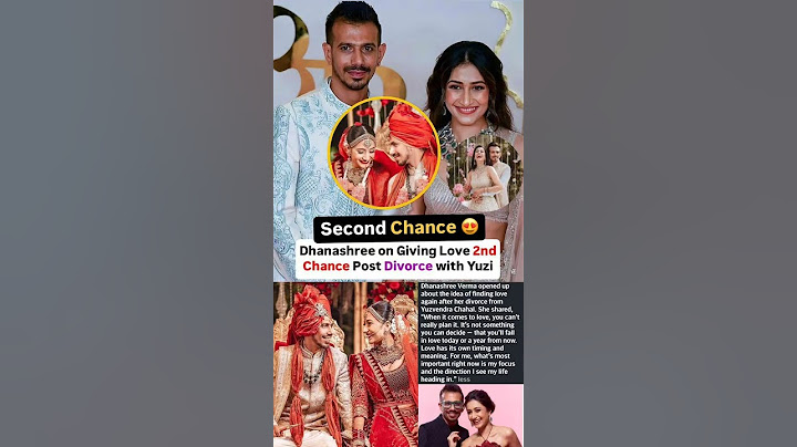 Dhanashree Verma on giving love 2nd chance post divorce with Yuzi chahal #news#dhanashreeverma#love