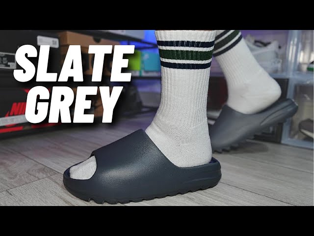 adida yeezy slide slate grey