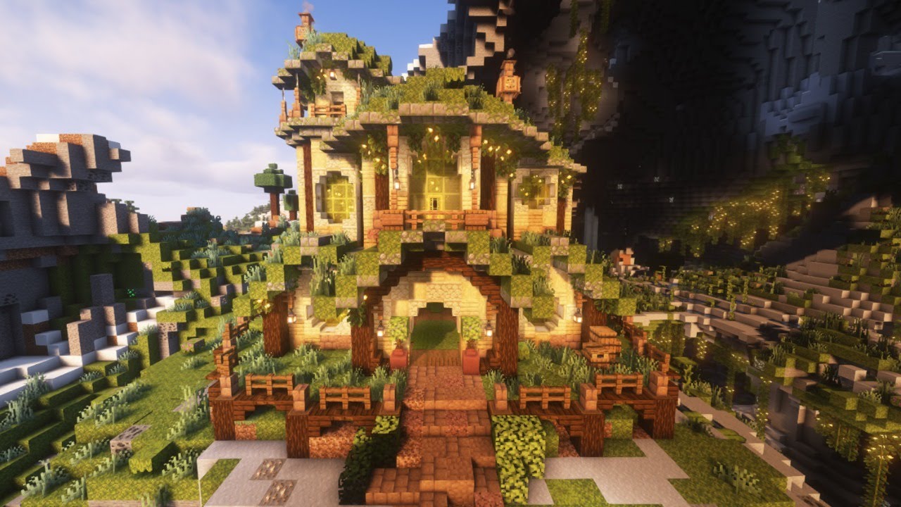 Minecraft | How to build a Lush Cottage 🌿 - YouTube