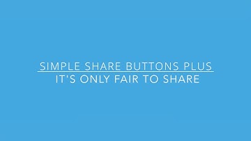 Simple Share Buttons Plus