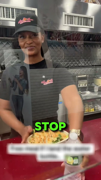 She Tried Water Bottle Challenge For Free Meal (@waterfunnyclips)