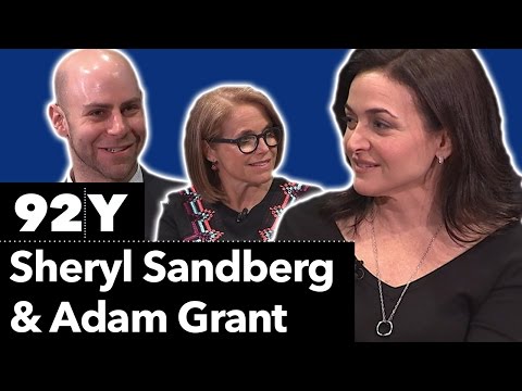 Sheryl Sandberg and Adam Grant with Katie Couric: Option B