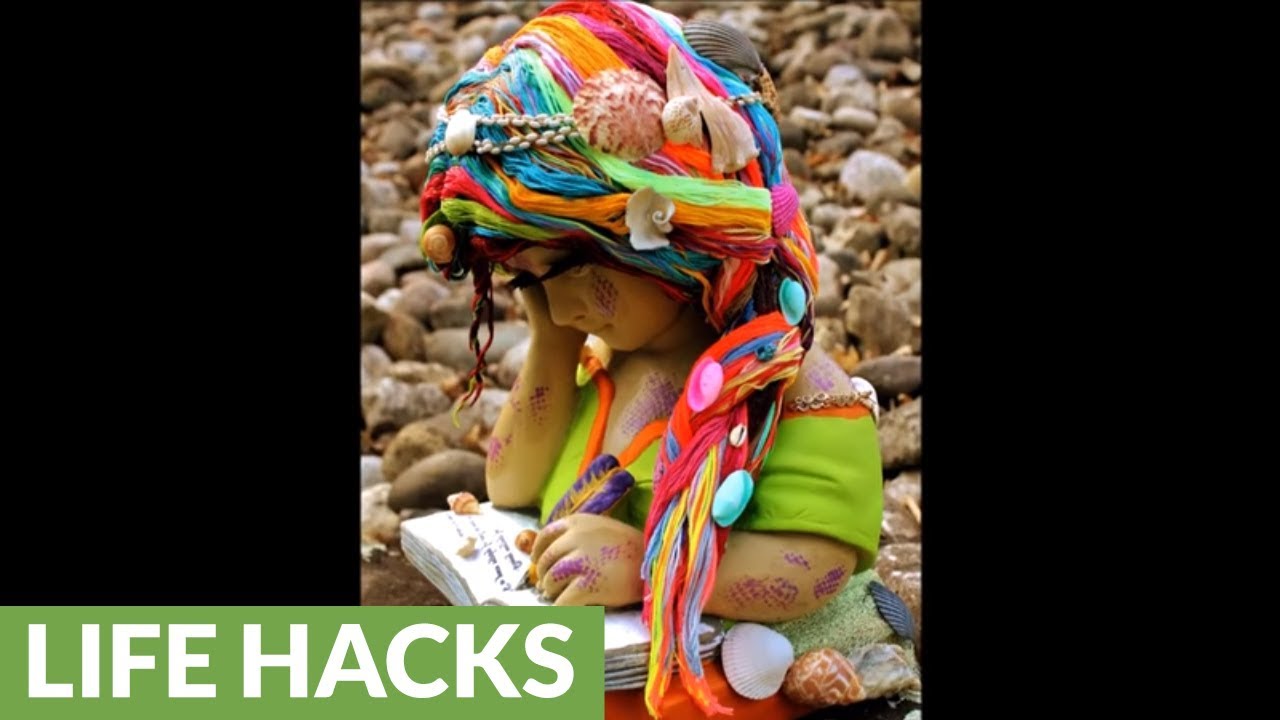 Bust statue gets stunning mermaid makeover