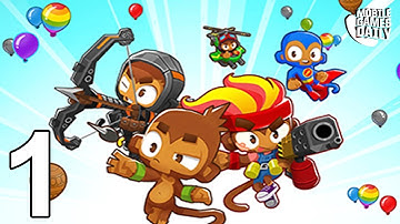 BLOONS TD 6 - Monkey Meadow - Gameplay Walkthrough Part 1 (iOS Android)