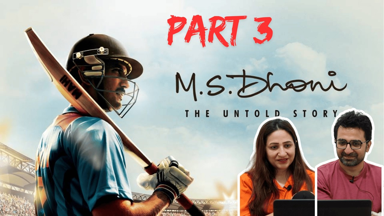 Pak Reacts to MS Dhoni -The Untold Story Part 3 | Biopic of a Legend | Full Motivation Movie