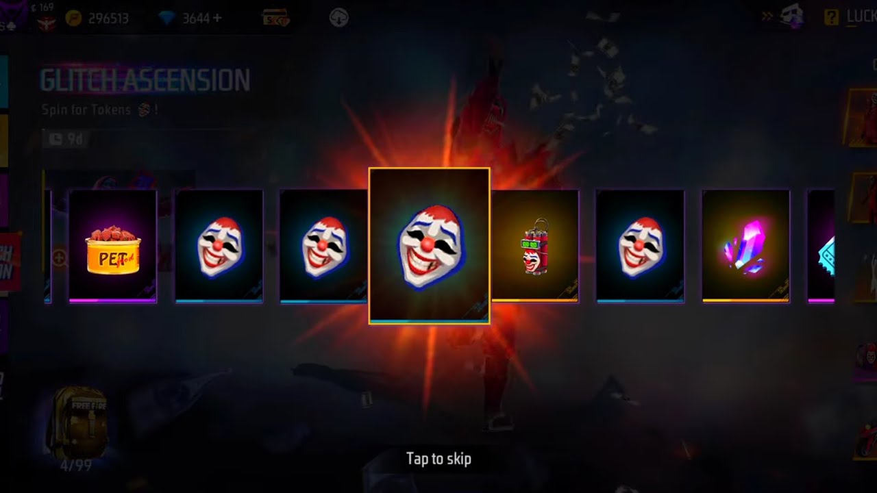 10000 Rs unboxing RED CRIMINAL BUNDLE COMBINATION GLICH ASCENSION EVENT IN FREE FIRE | FF NEW EVENT 