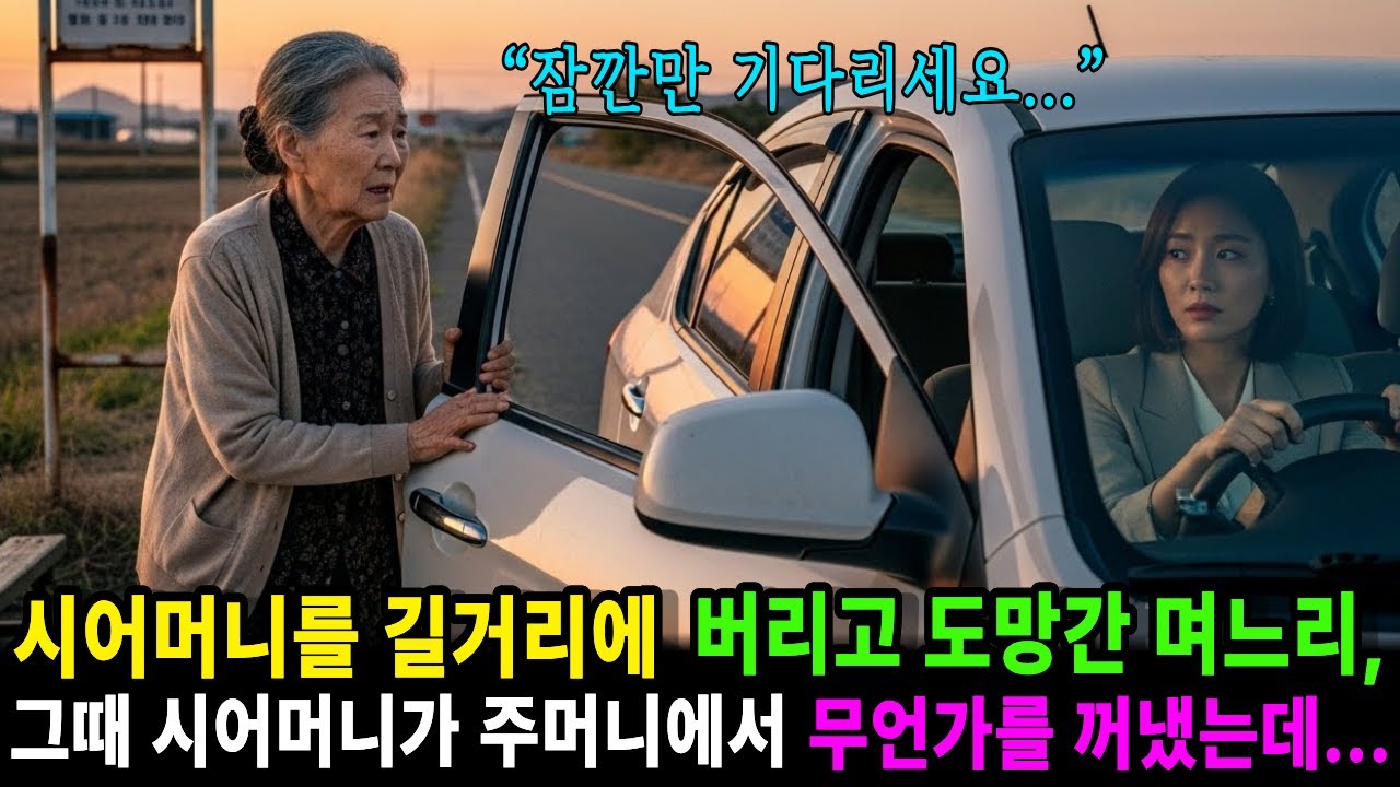 시어머니를 길거리에 버리고 도망간 며느리, 그때 시어머니가 주머니에서 무언가를 꺼냈는데... I 시니어 사연 I 라디오 I 오디오북 I 드라마 I 충격 I 감동 I