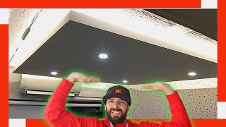 How to Mount PLADUR Ceiling with INDIRECT LIGHT ▶  DRYWALL