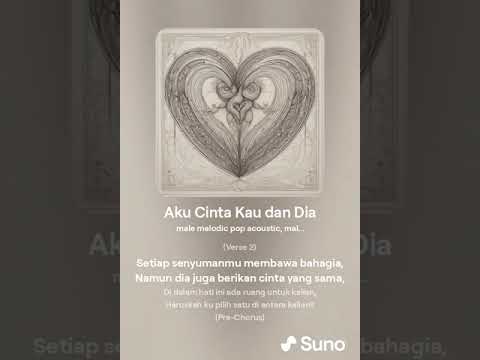 Lirik Aku Cinta Kau dan Dia - Suno AI