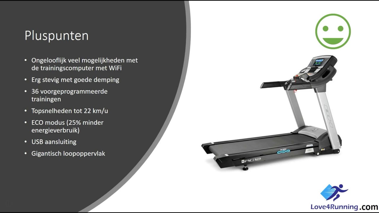 BH Fitness RC12 TFT Review - Professionele loopband