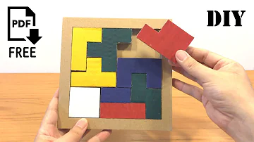 ダンボールで簡単に 手作りパズル