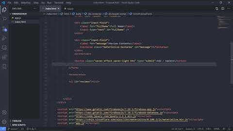 Firebase Realtime DB CRUD Web App Tutorial - 04 - Create Reviews