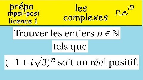 PrepaMPSI PCSI Complex Numbers Complex Numbers in Practice: Finding Complex Numbers for a z^n to ...