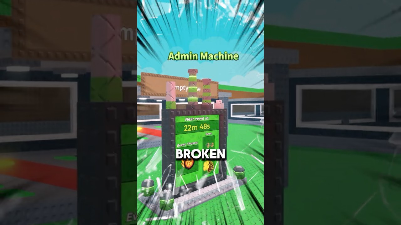 New Admin Machine Is Broken In Steal a Brainrot…