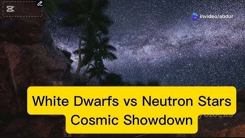 White Dwarfs vs Neutron Stars: Cosmic Showdown!