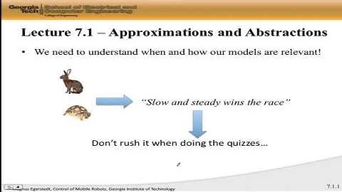 7.1 Approximations and Abstractions