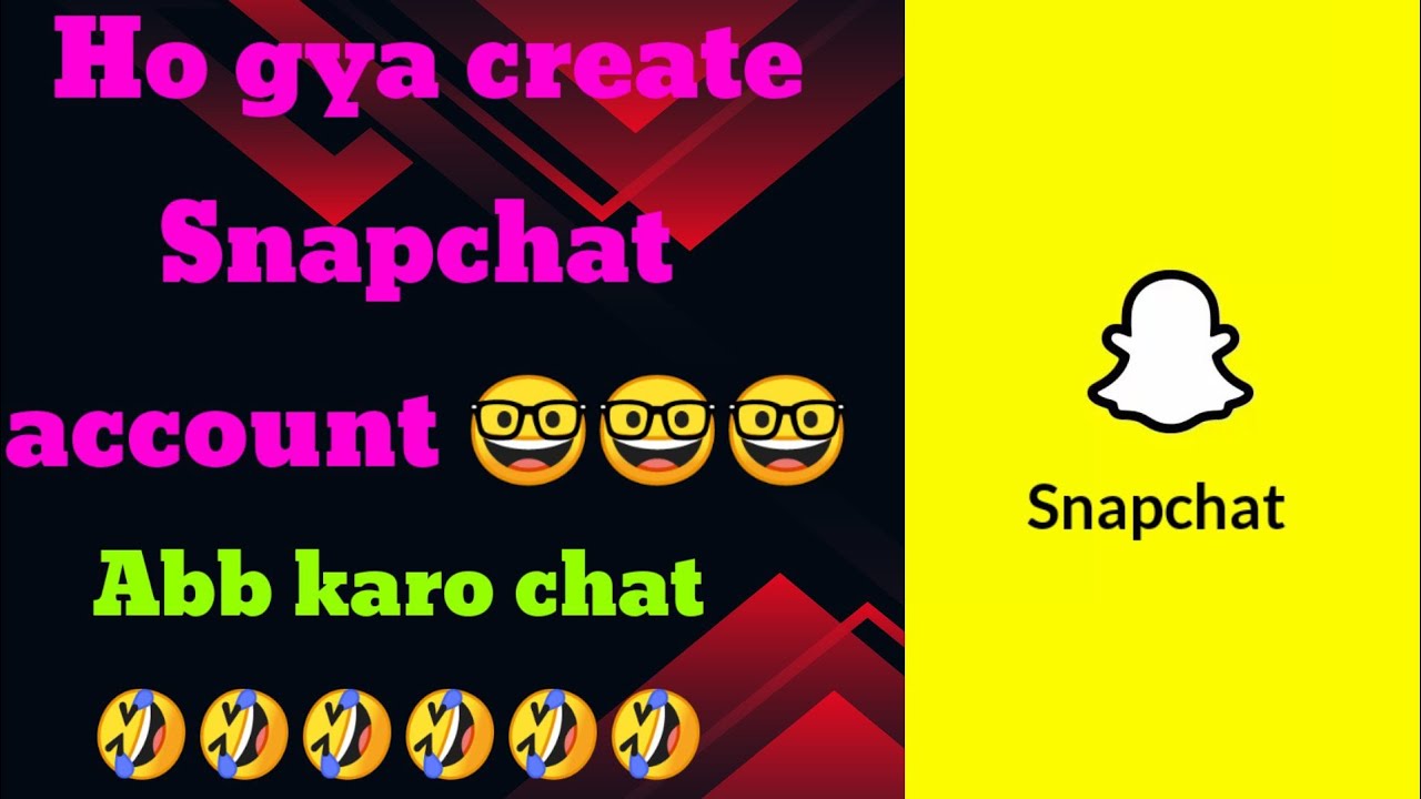 How to create snapchat account. - YouTube