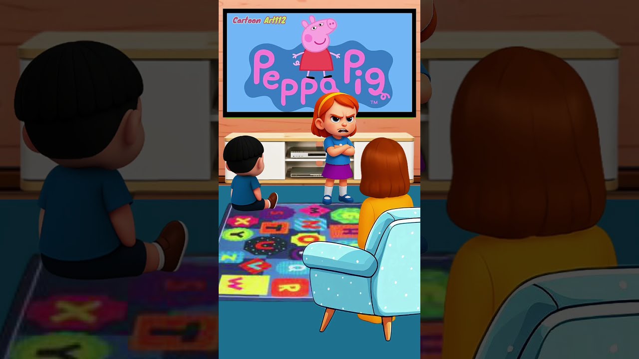 When There Is Only One TV In The House Shorts Cartoon English