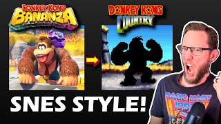 Donkey Kong Bananza BUT it's DK Country (Pixel Art Tutorial)