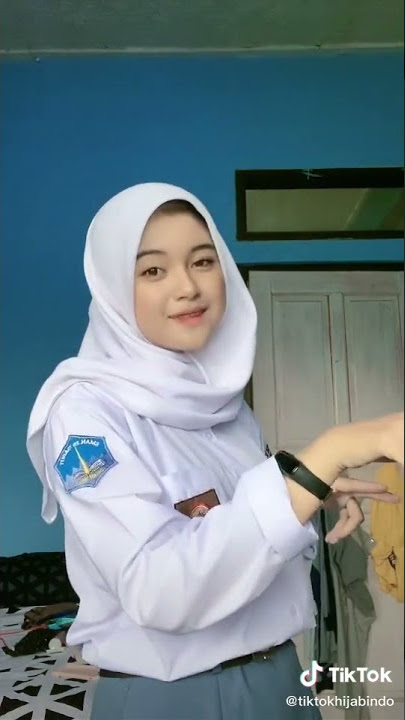 Tiktok jilbab SMA goy4ng Asik #29