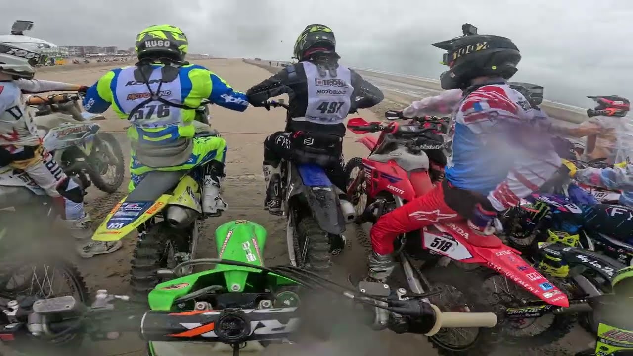 GOPRO LE TOUQUET 2026 : DEPART 647 en 250KXF , L'ENFER !!