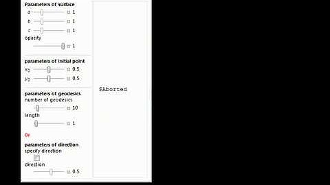 Geodesics on Some Surfaces