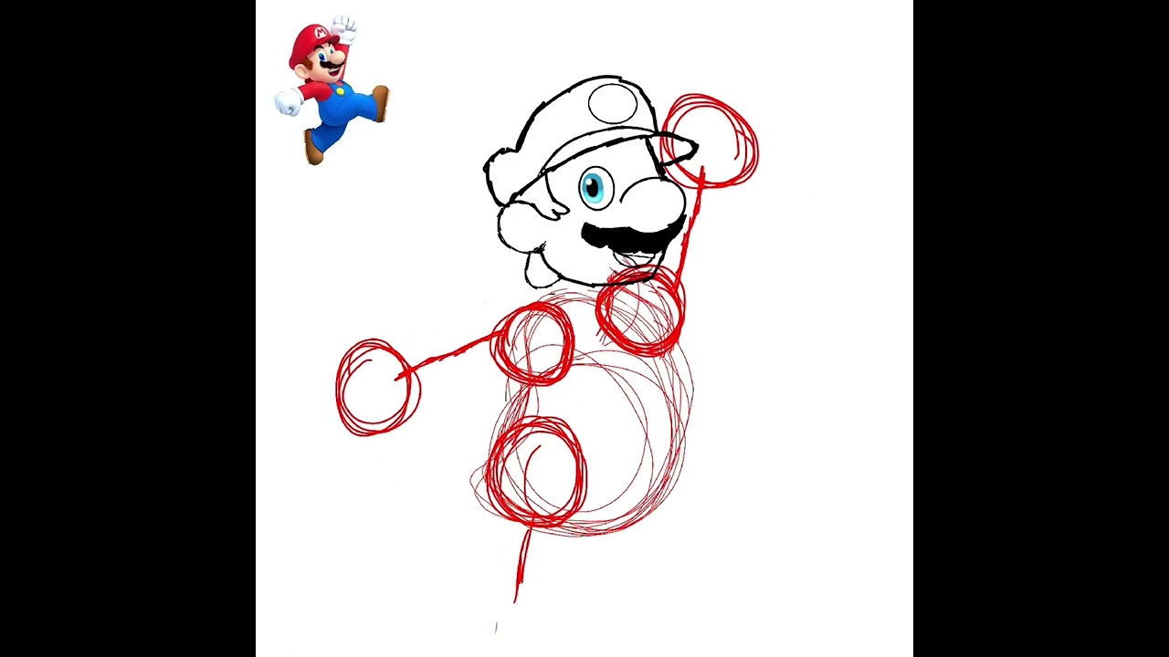 Mario (super Mario bros) Speedpaint