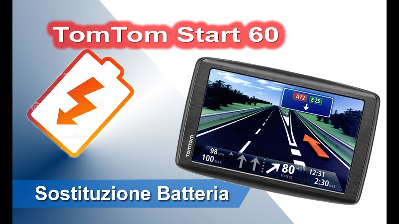 Batteria Compatibile Per TomTom Start 60 EU | 3,7V Li-Ion 1020mAh | Sostitutiva Di Alta Qualità