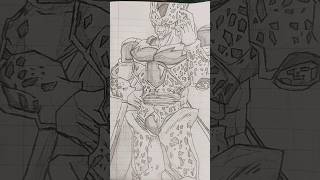 cell (perfect form) - dragon ball Z | drawing 420 #drawing #art #dragonballz