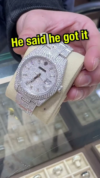REAL or FAKE Diamonds on Rolex Bust out?!