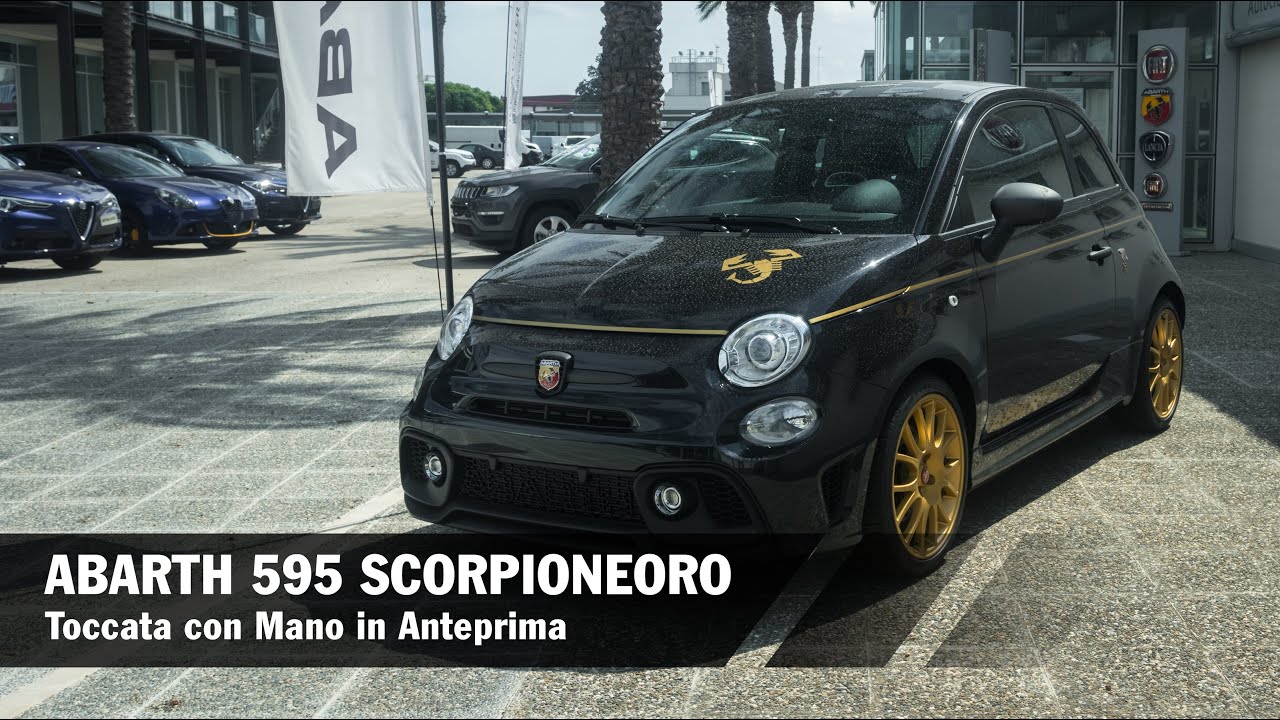 Abarth 595 Scorpioneoro | Toccata con Mano in Anteprima (ENG SUBS)