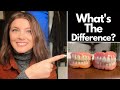 Immediate vs permanent dentures