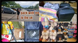 UK Travel Prep + Food I Packed with me to the UK||first 23kg luggage + what and how I pack to the UK